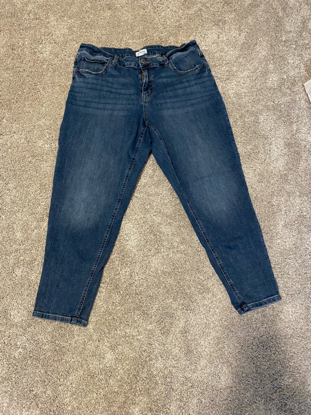 Maurices Dark Blue 90s Taper Jeans